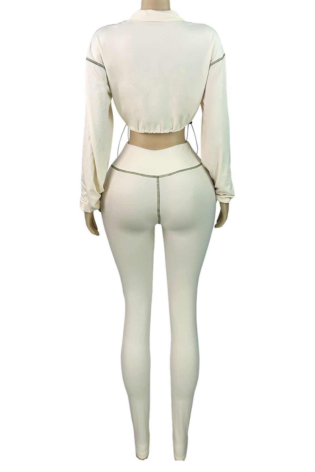 Elastic Waist Slim Fit 2-Piece Set