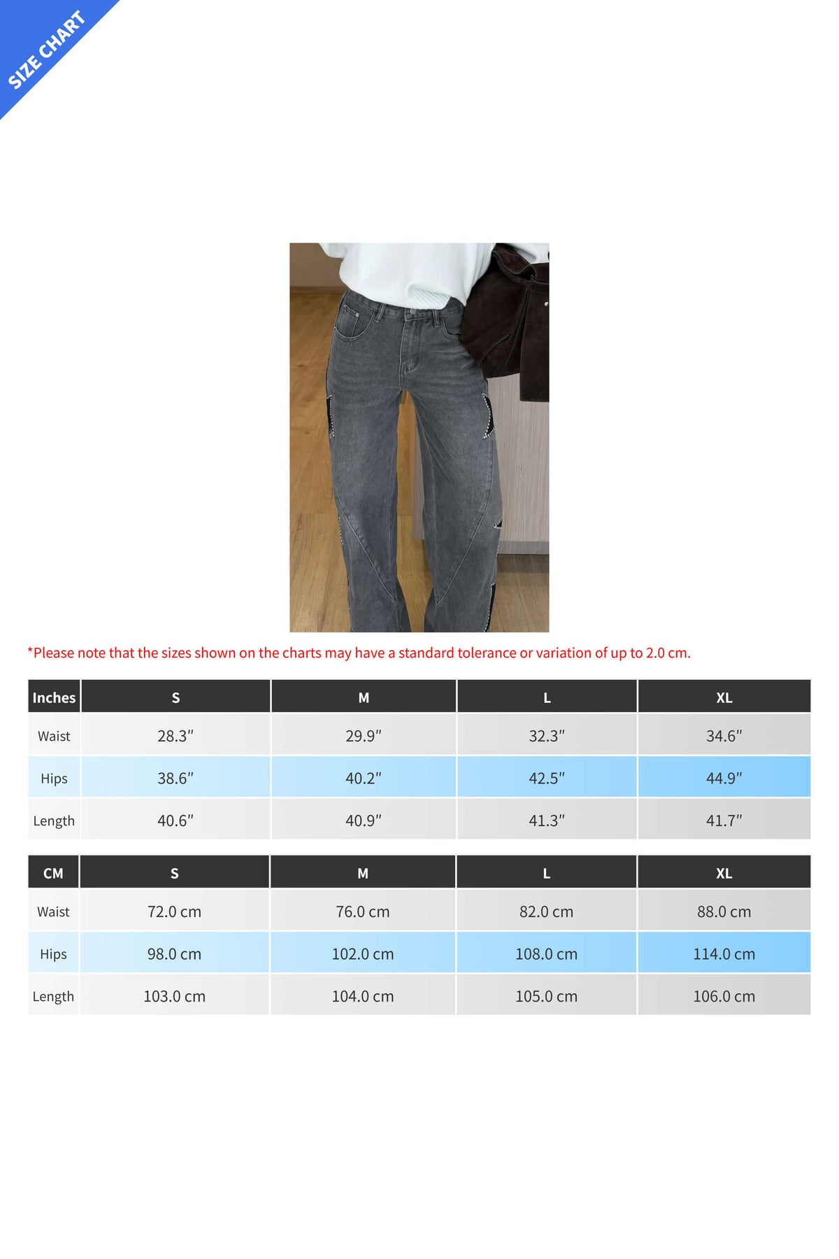 Casual Pocket Wide-Leg Jeans