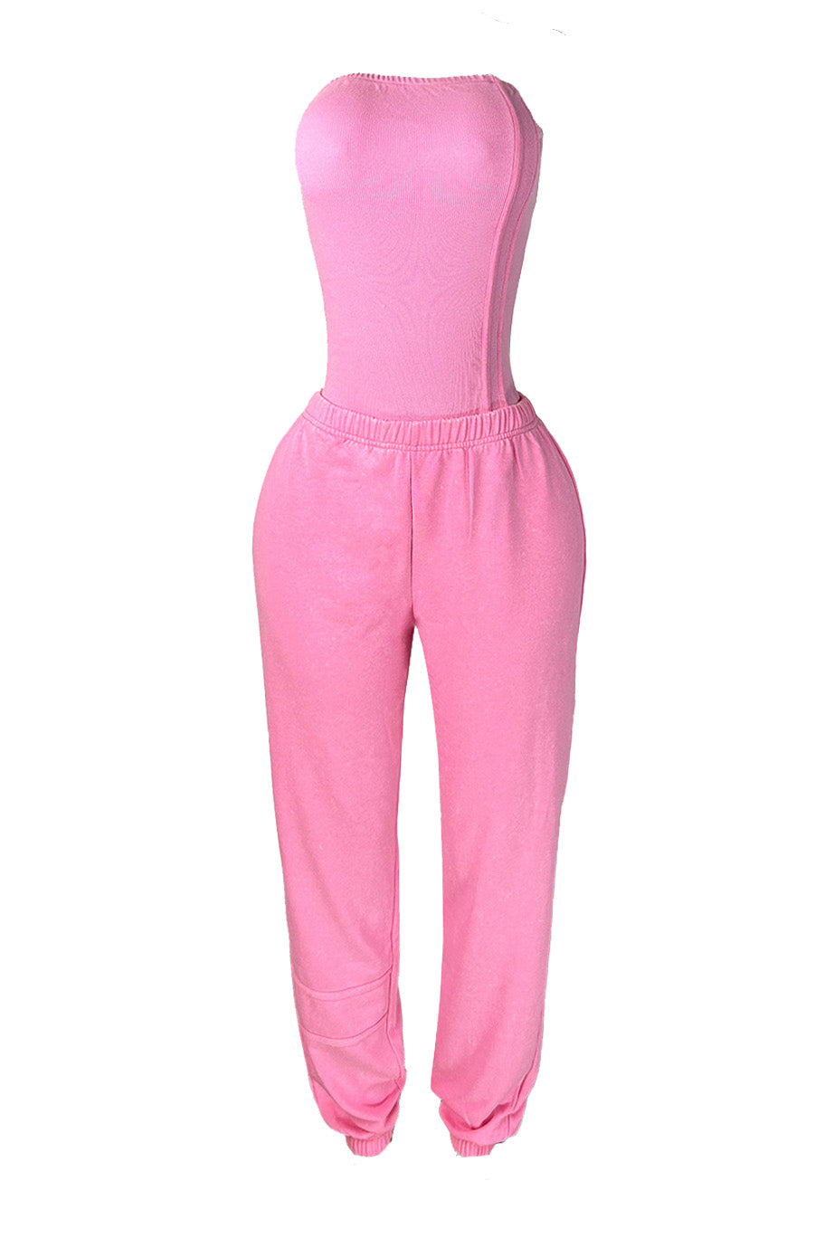 Corset Jumpsuit & Loose Pants Set