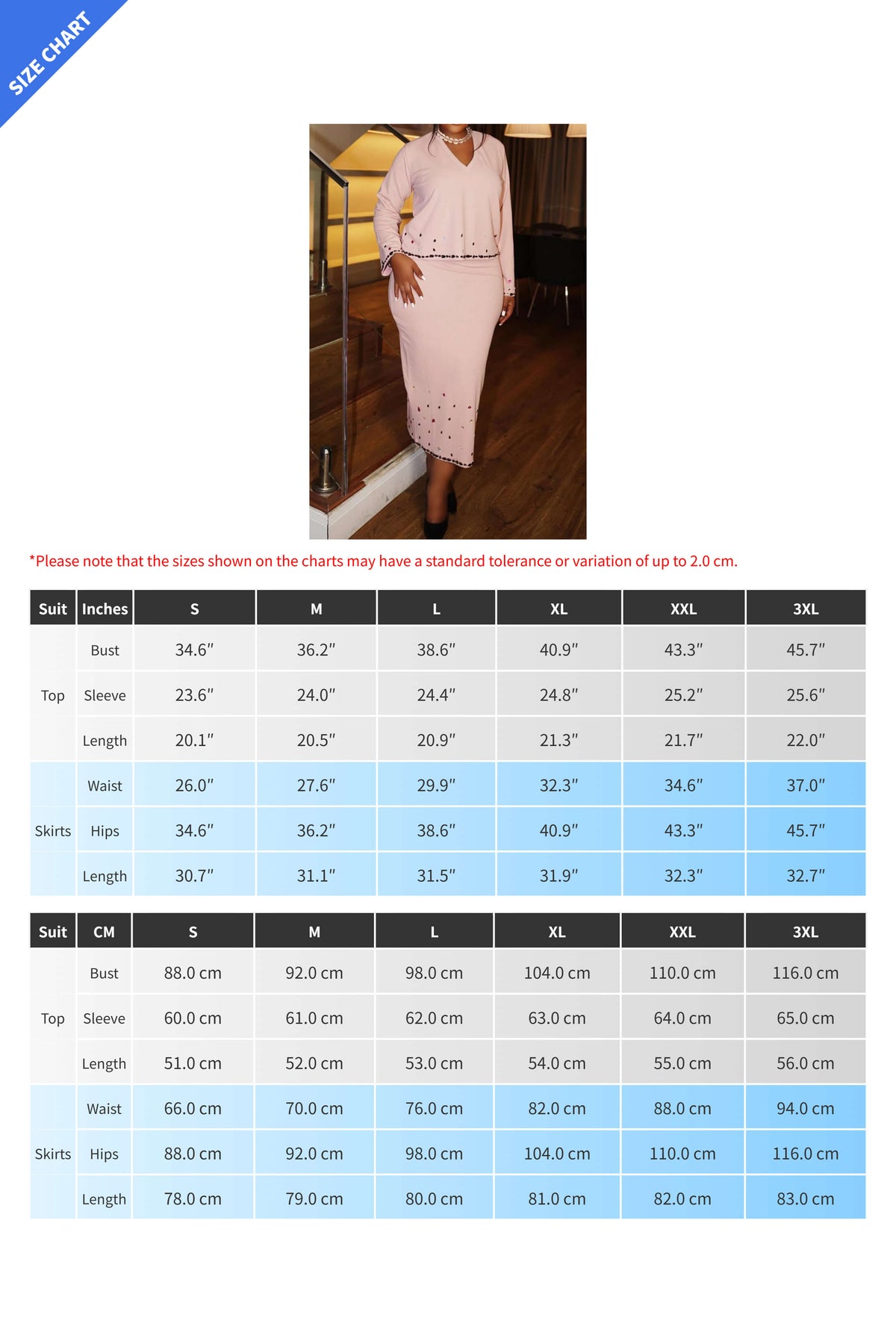 Elegant V-Neck Beaded Bodycon Dress Set