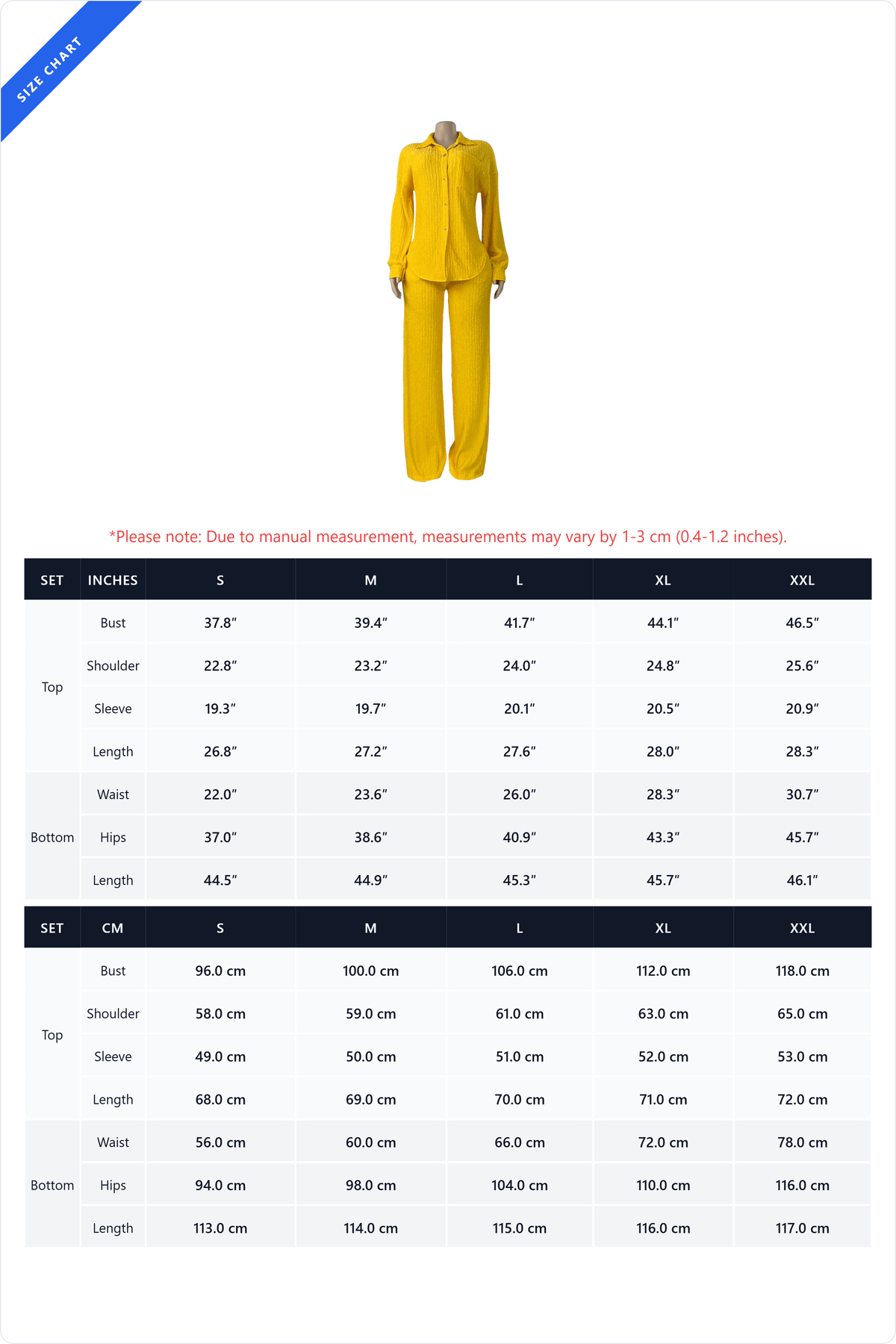 Textured Button-Down Shirt & Pants Set