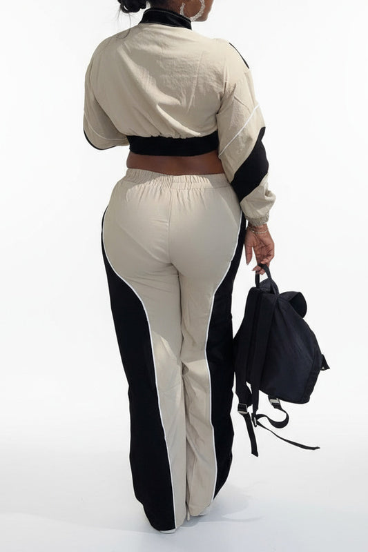 Colorblock Track Pant Set