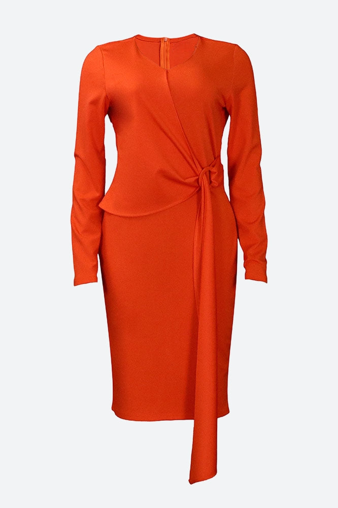 Side Knot Bodycon Dress