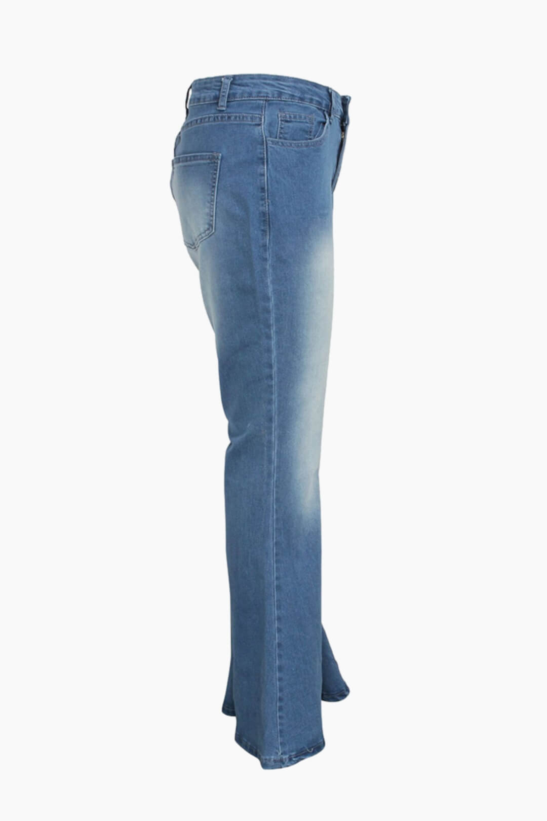 High Waist Bell Bottom Jeans