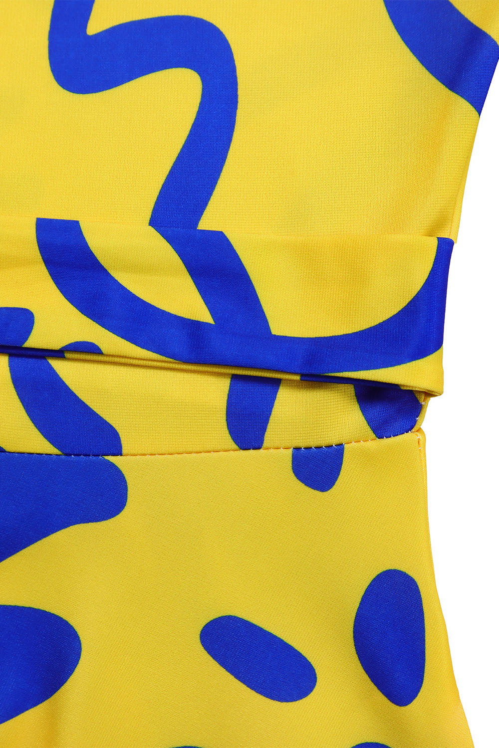 Tie-Waist Floral Print Short Sleeve Dress