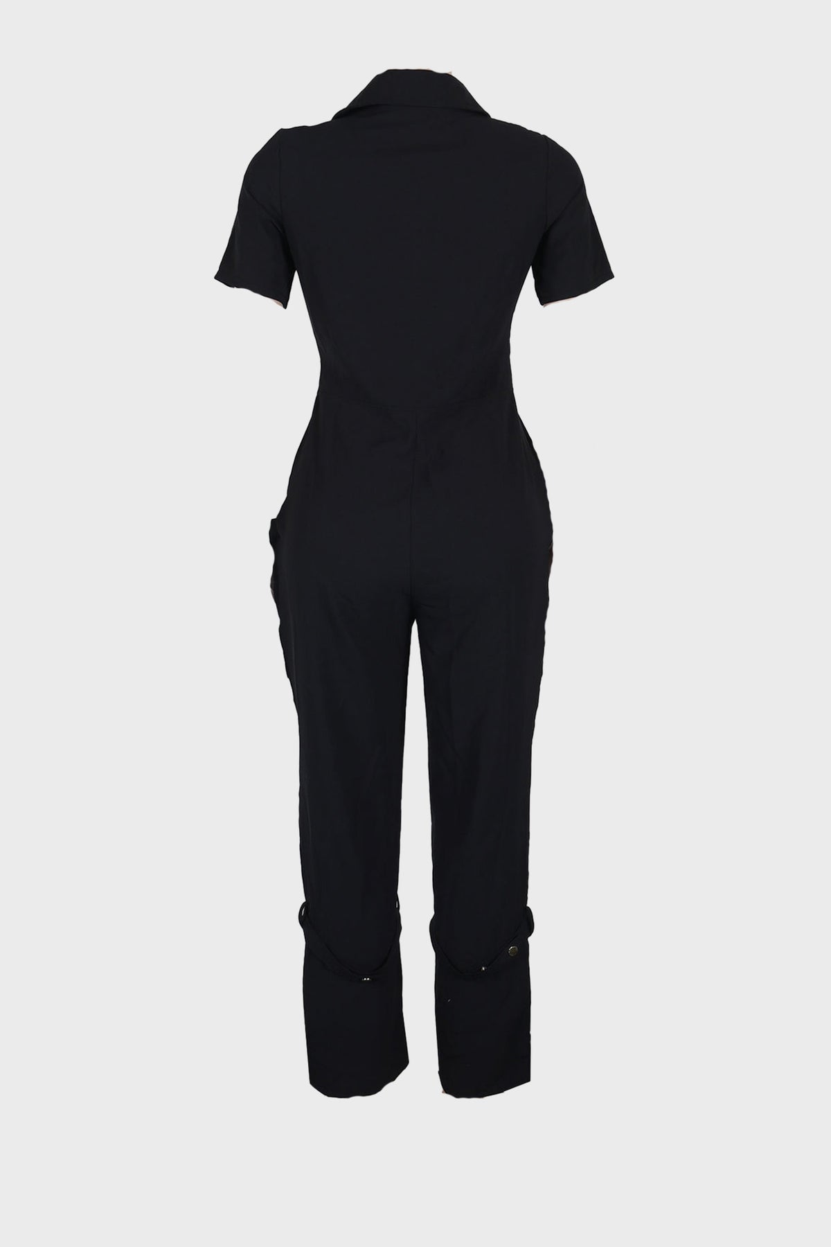 Zipper Cargo Jumpsuit