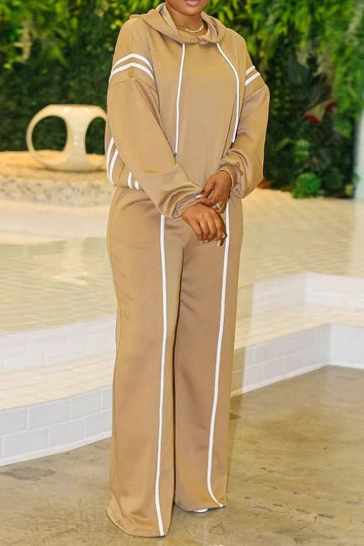 Stripe Hoodie & Pants Set