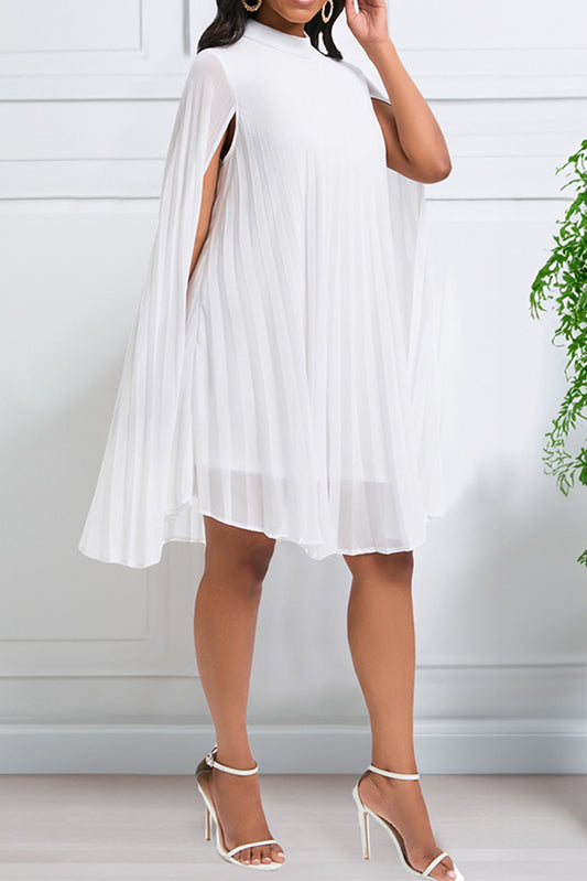 Pleats All Day Batwing Dress