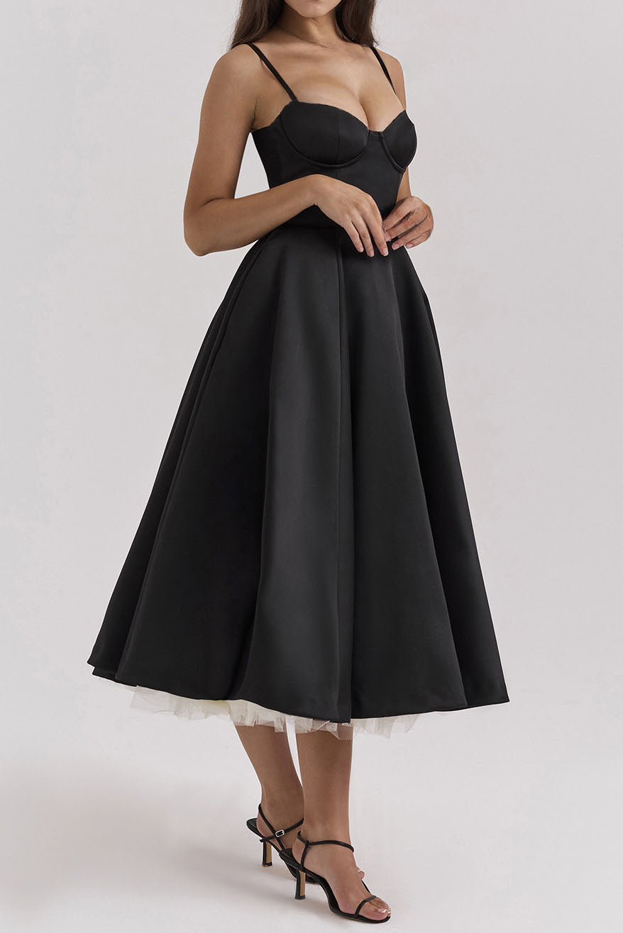 Luxury Spaghetti Strap Princess Dress