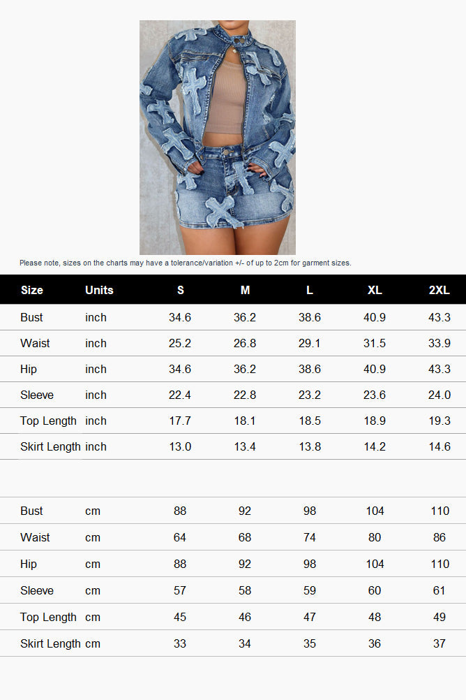 Denim 2 Piece Set