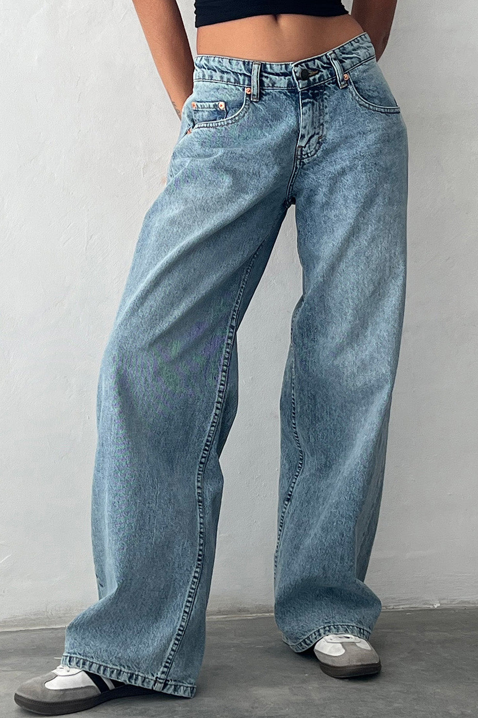 Vintage Low Rise Straight Leg Jeans