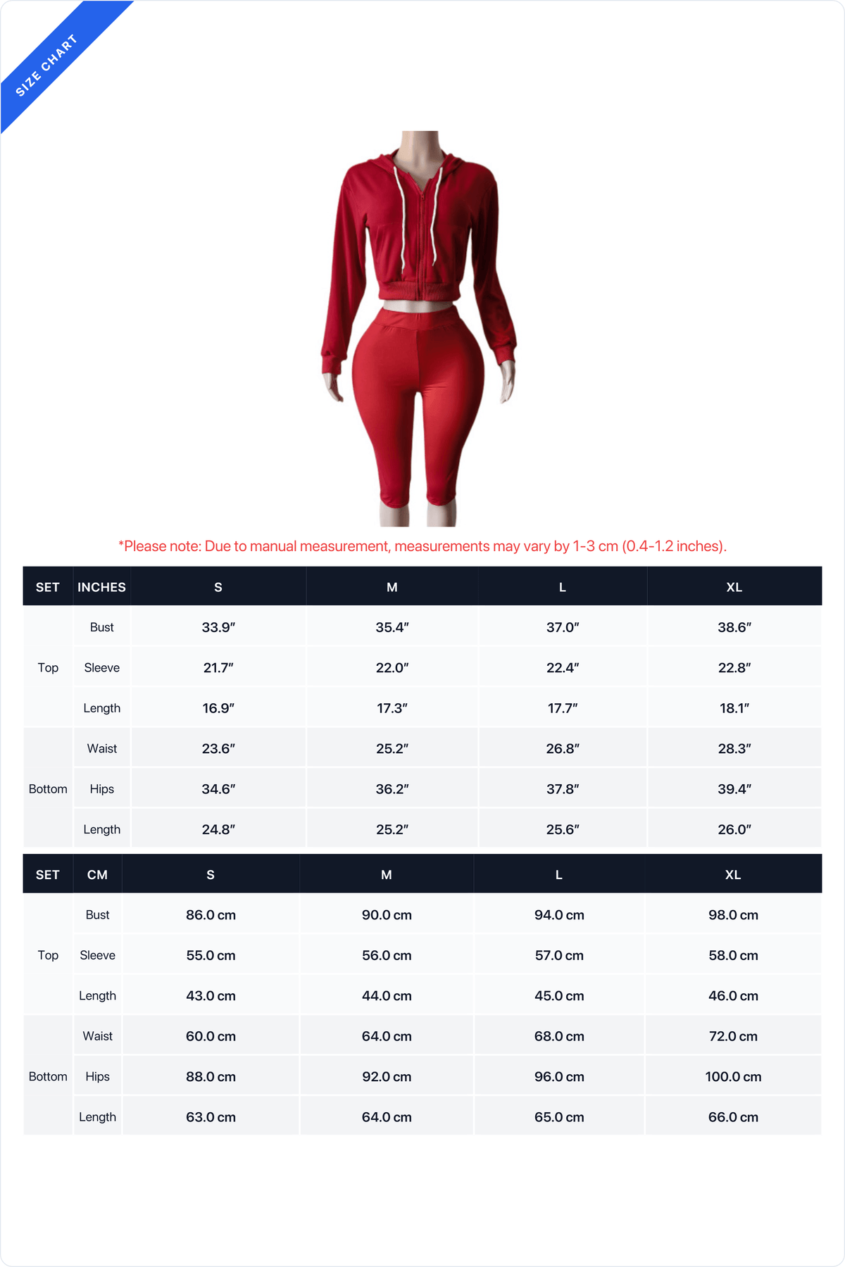 Cropped Zip Hoodie Biker Shorts Set