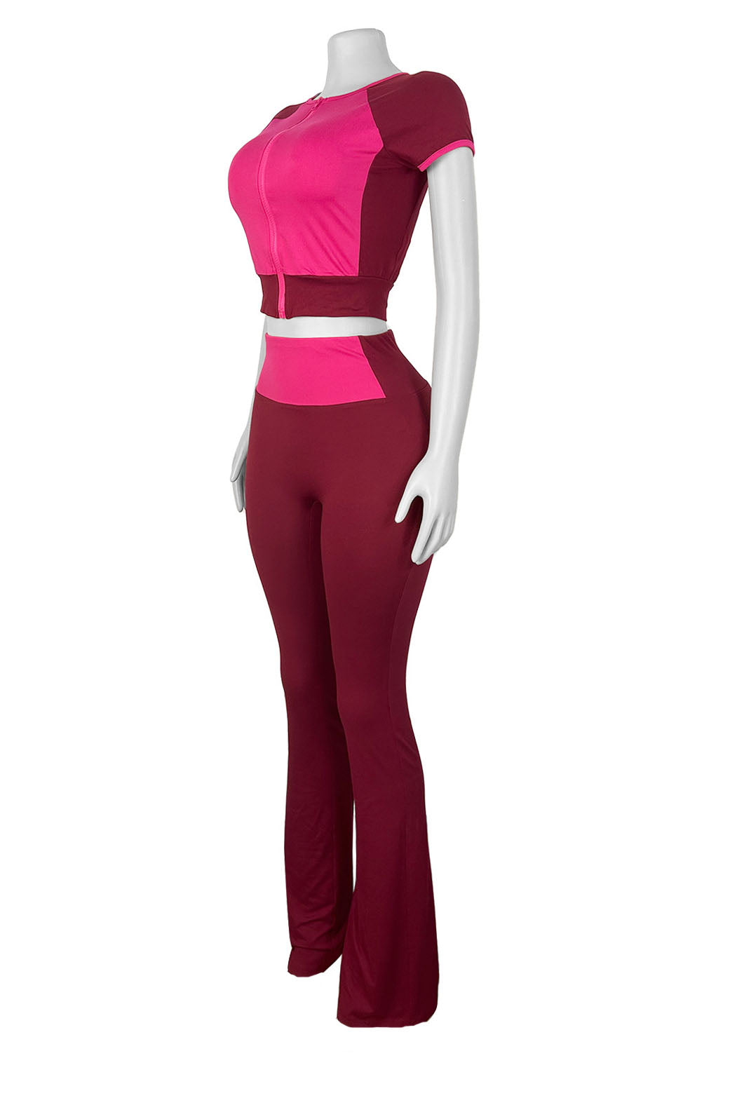 Color Block Flare Set