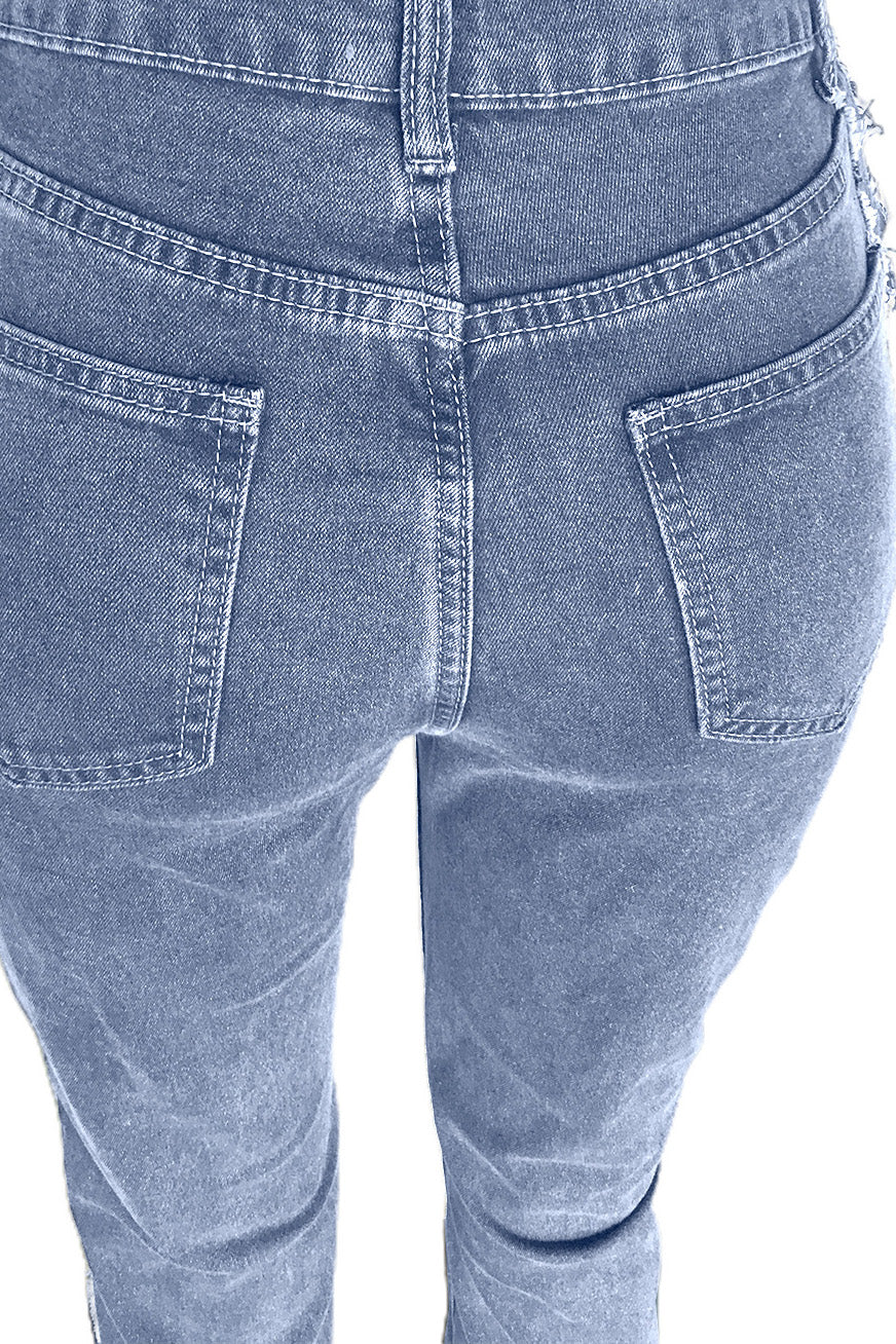 All Laced Up Mid-Rise Bootcut Jeans