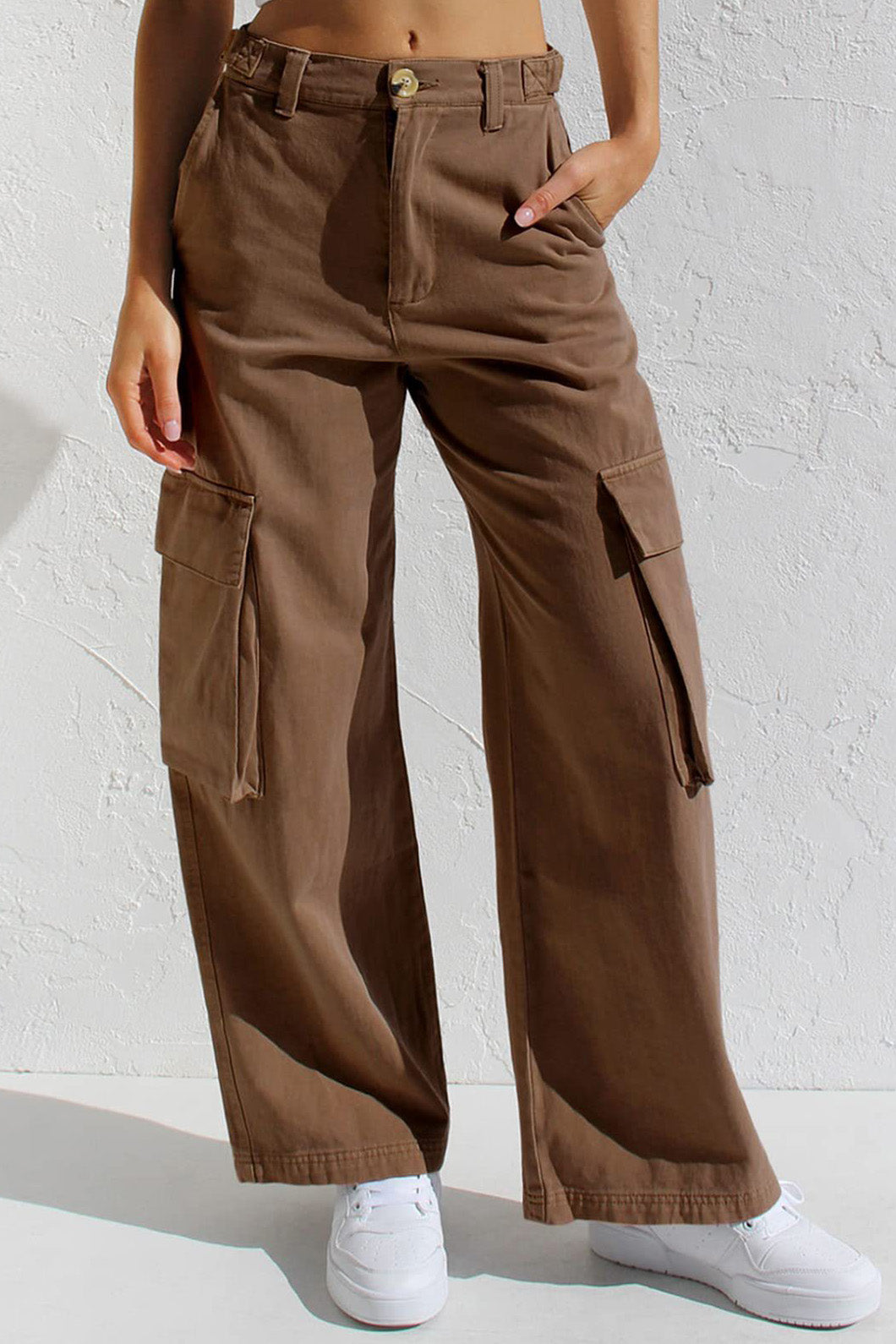 Multi Pocket Cargo Style Women’s Denim Pants