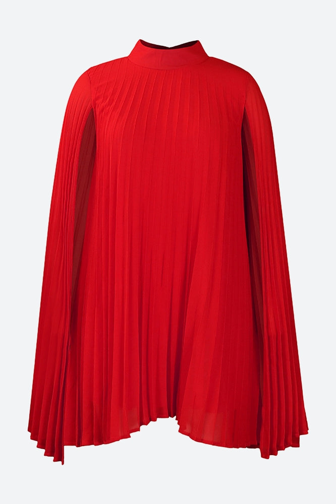 Pleats All Day Batwing Dress