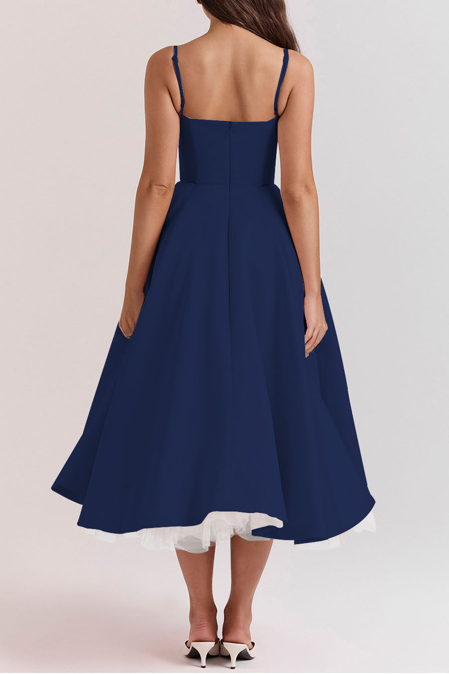Luxury Spaghetti Strap Princess Dress