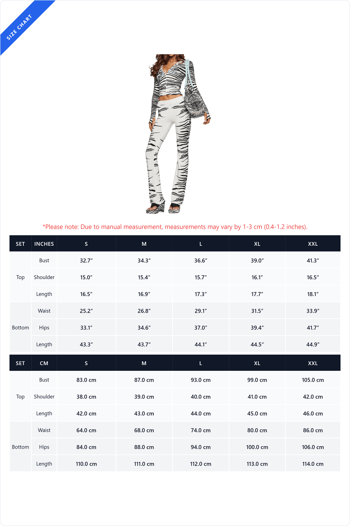 Printed Zip Hoodie Flare Pants Set