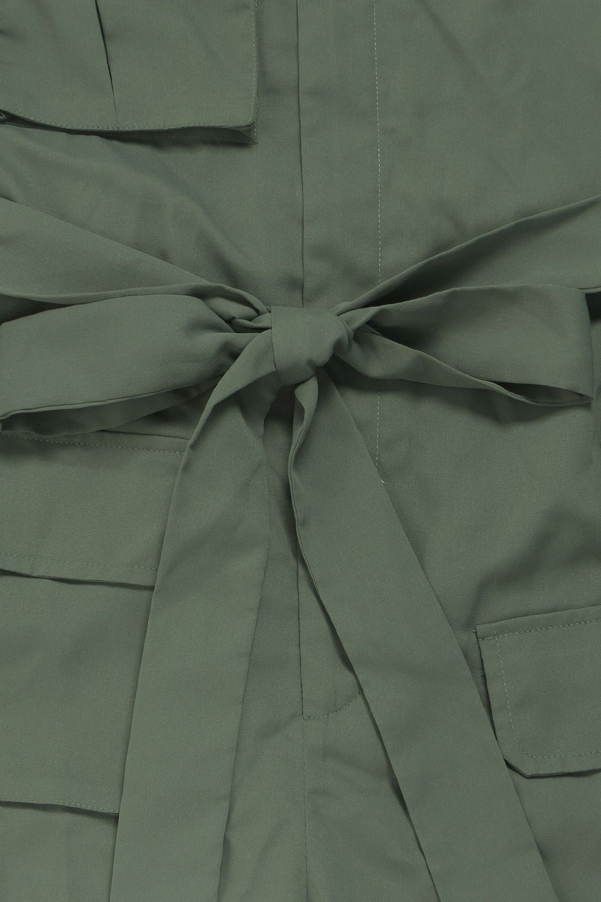 Strapless Utility Jumpsuit with Pockets