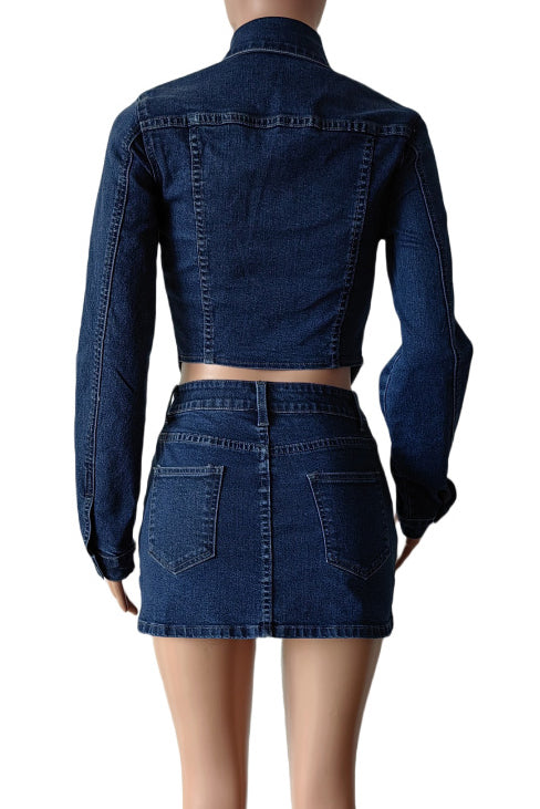 Denim Doll Set