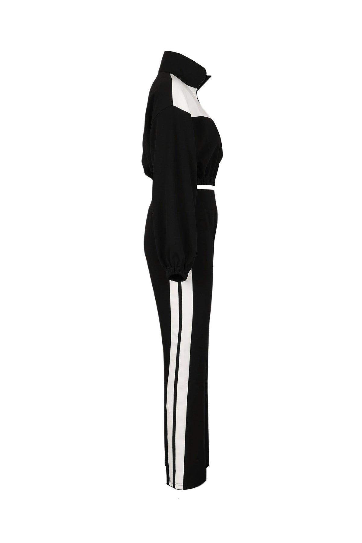 Colorblock Zip Up Jacket and Pants Set