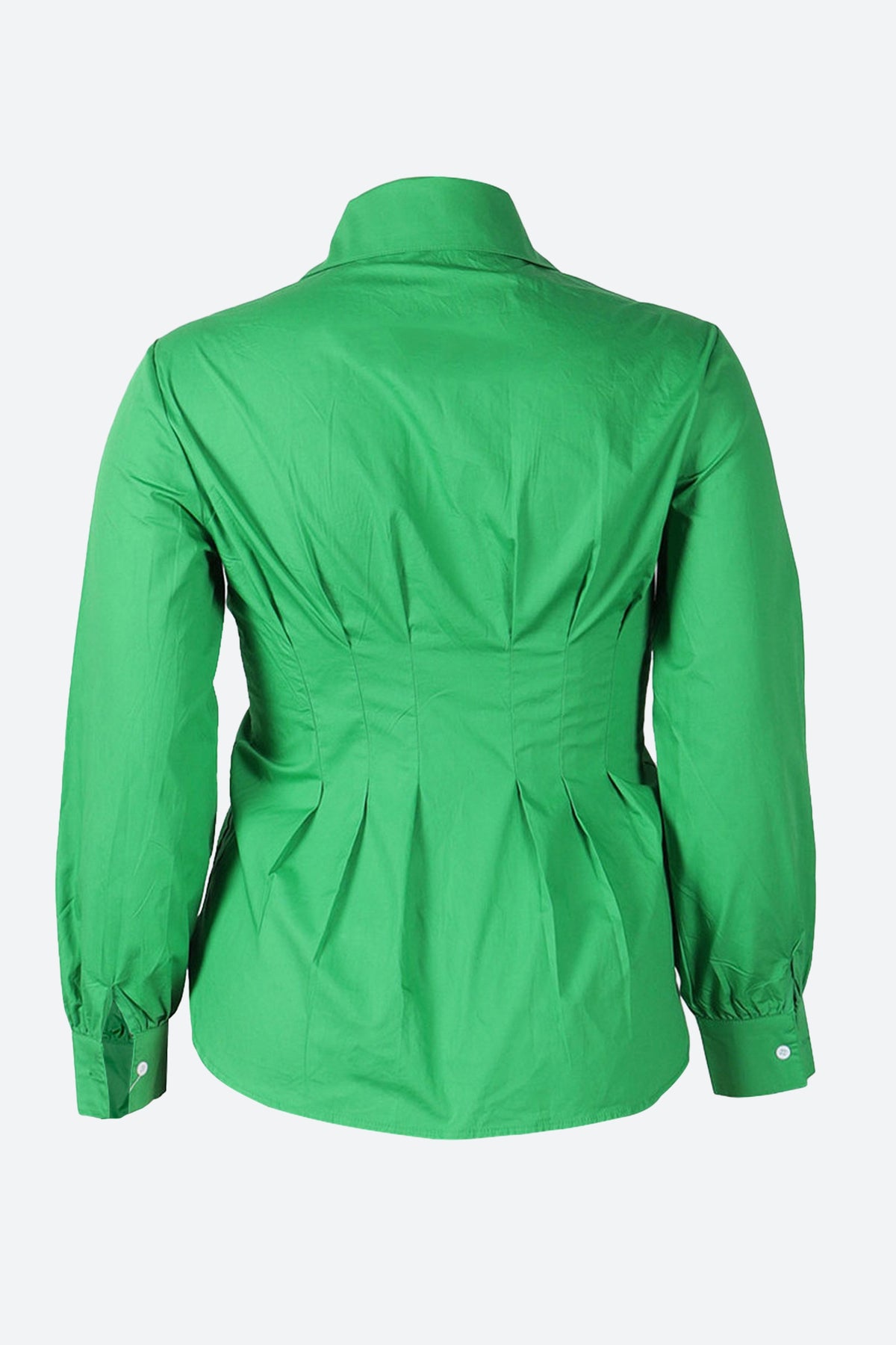 Collar Button Long Sleeve Blouse