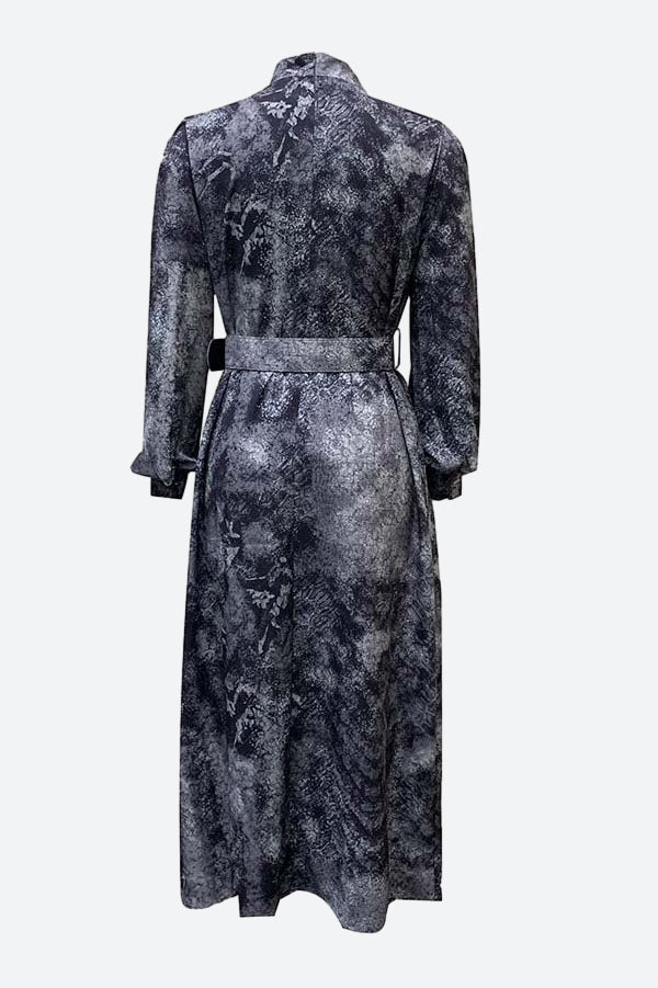 Printed Evening Party Dress