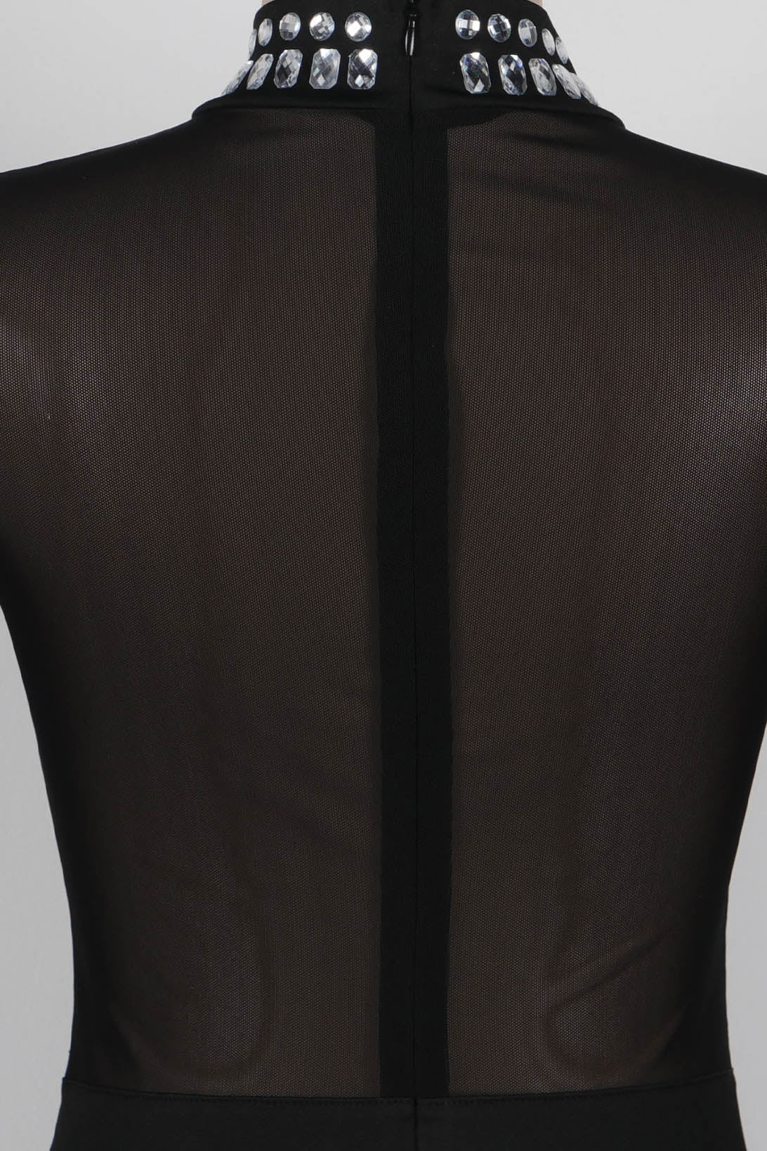 V-Neck Long Sleeve Split Hem Dress