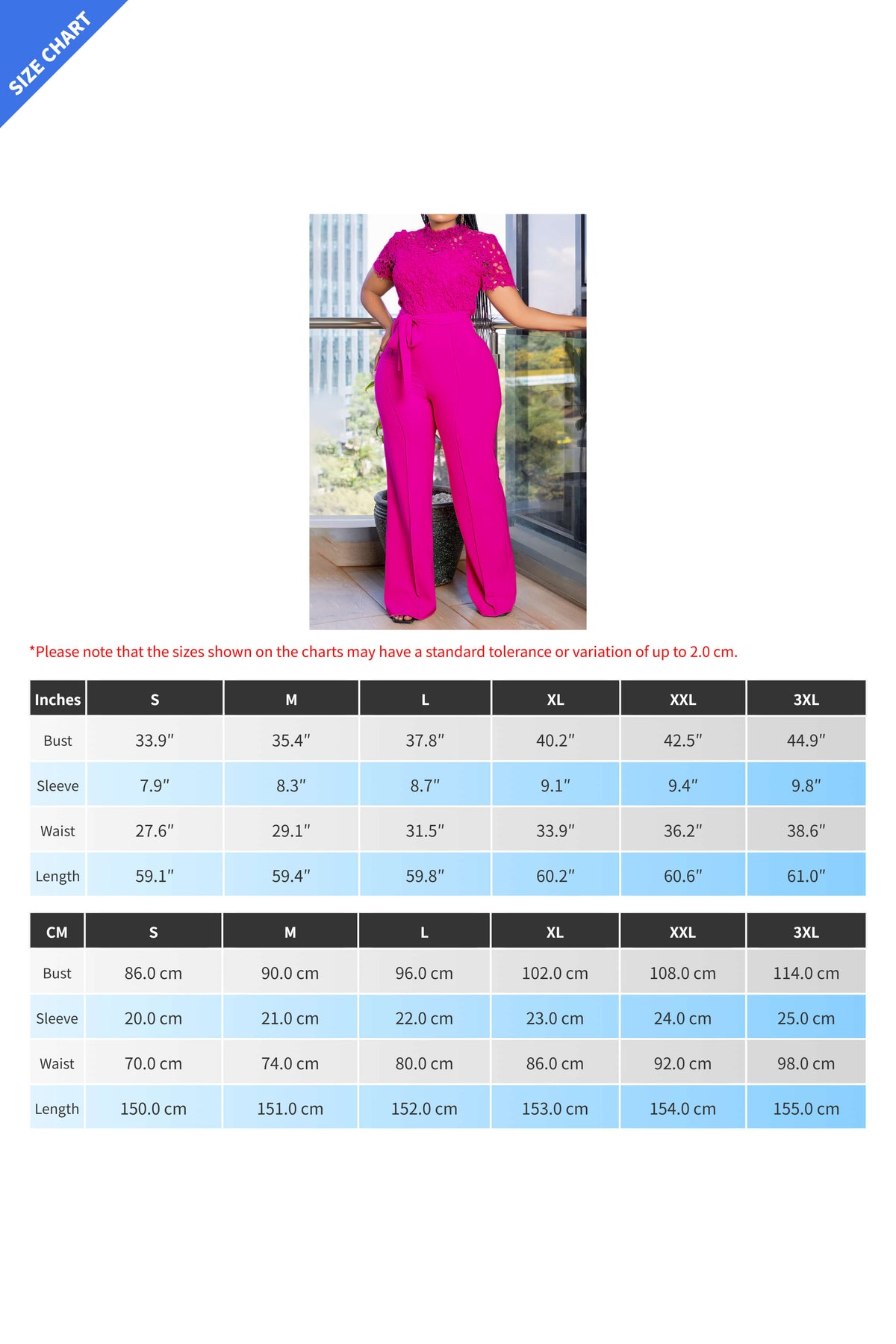 Lace Hollow Out Tie Waist Wide Leg Jumpsuit