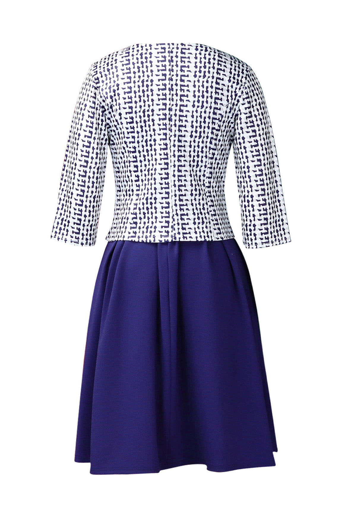 2-Piece Tailored Jacket & A-Line Dress Set