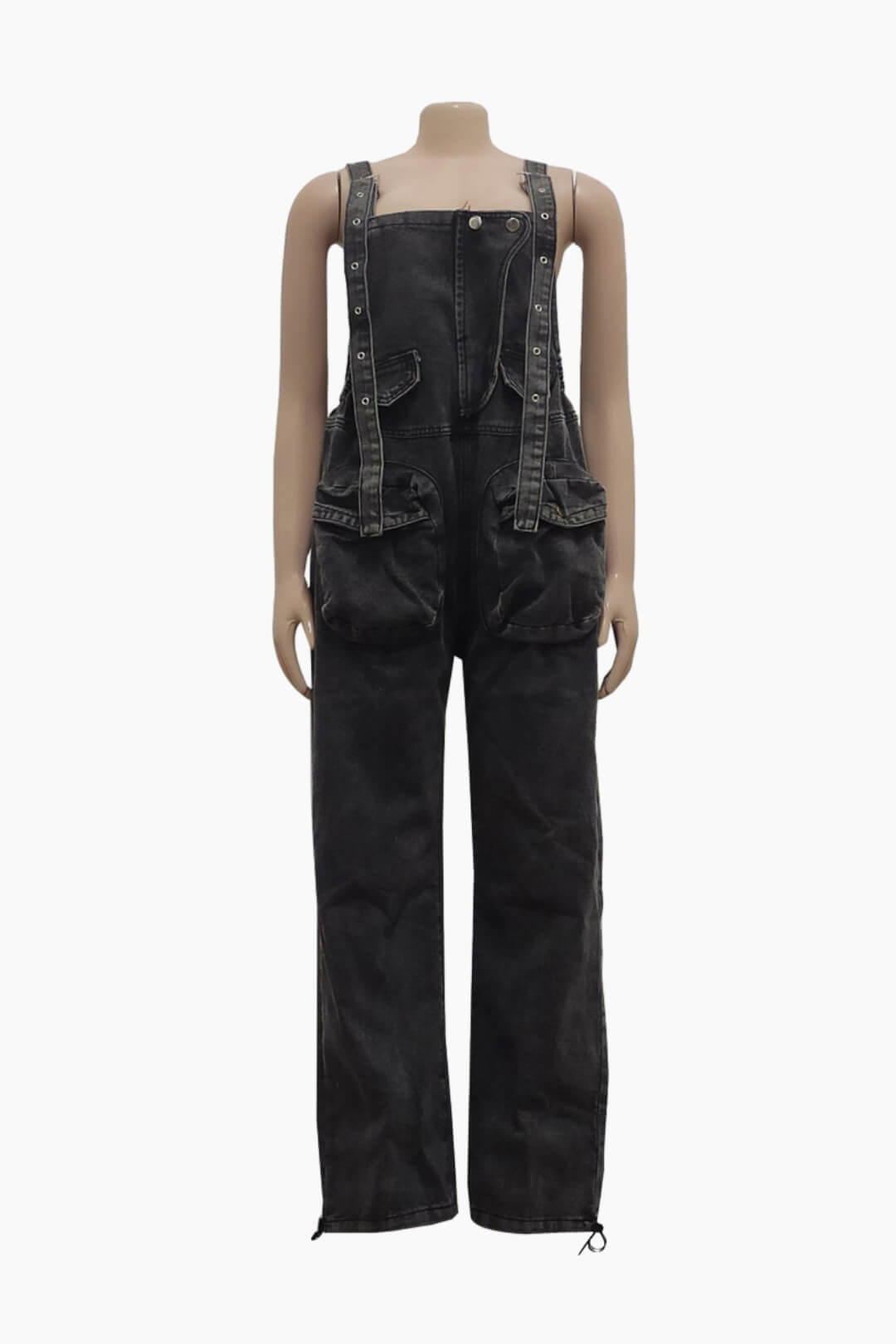 Denim Overalls Jumpsuit