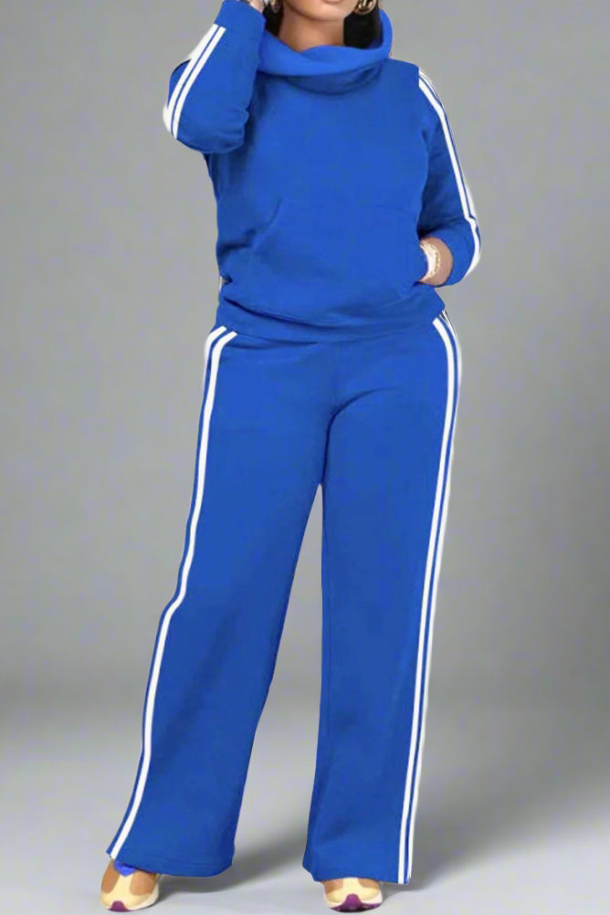 Side Stripe Sweatshirt & Pants Set