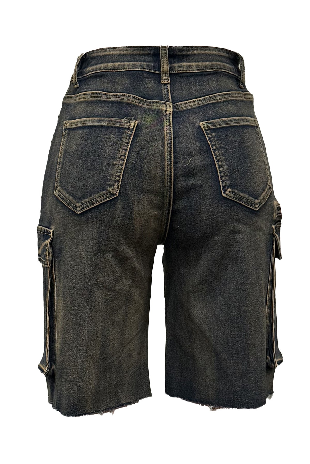 Cargo Denim Shorts