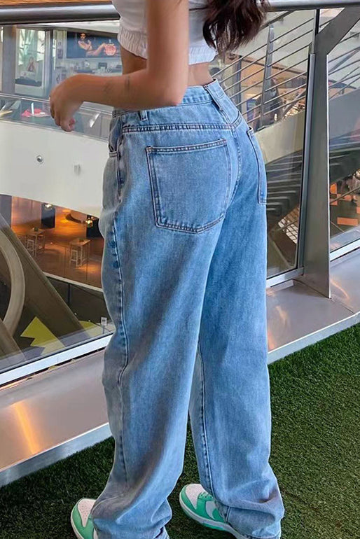 Vintage Loose Washed Jeans