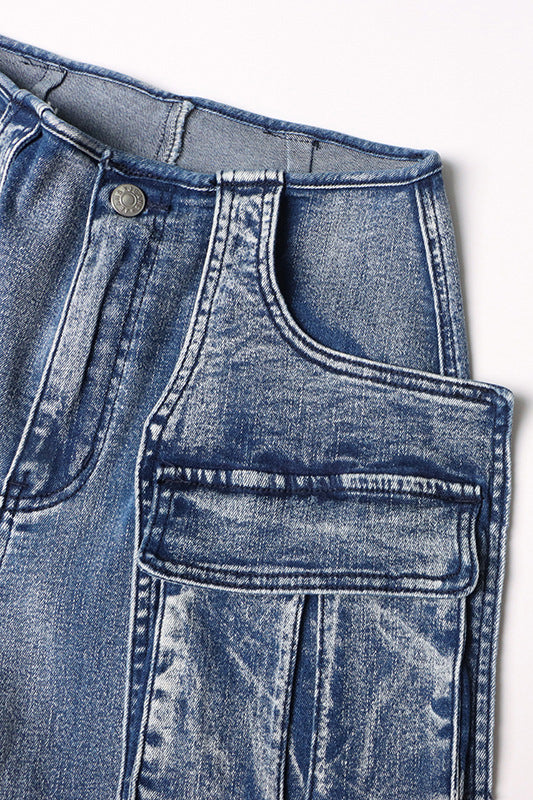 Denim Utility Cargo Jeans
