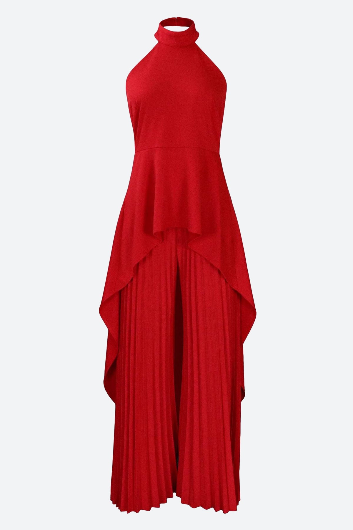 Halter Tunic Top & Pleated Pants Set