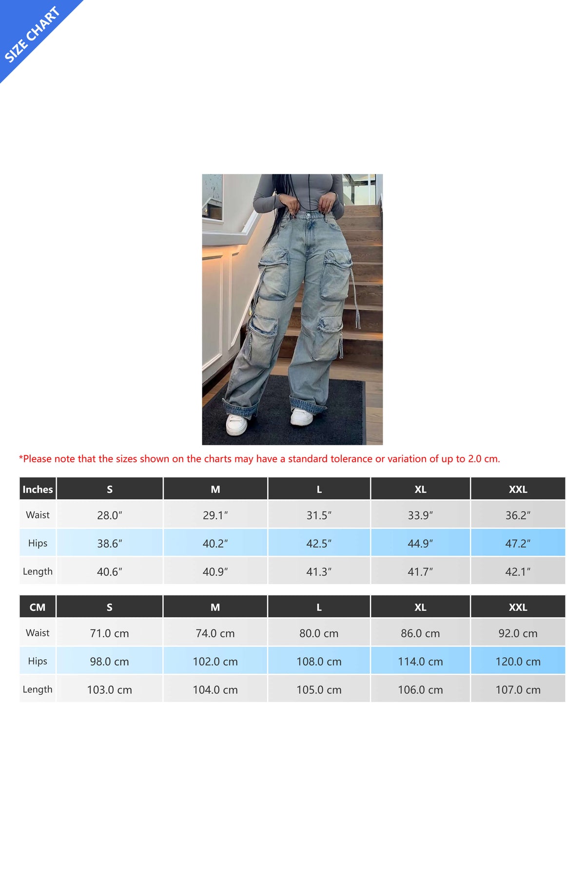 Flap Pocket Light Wash Jeans