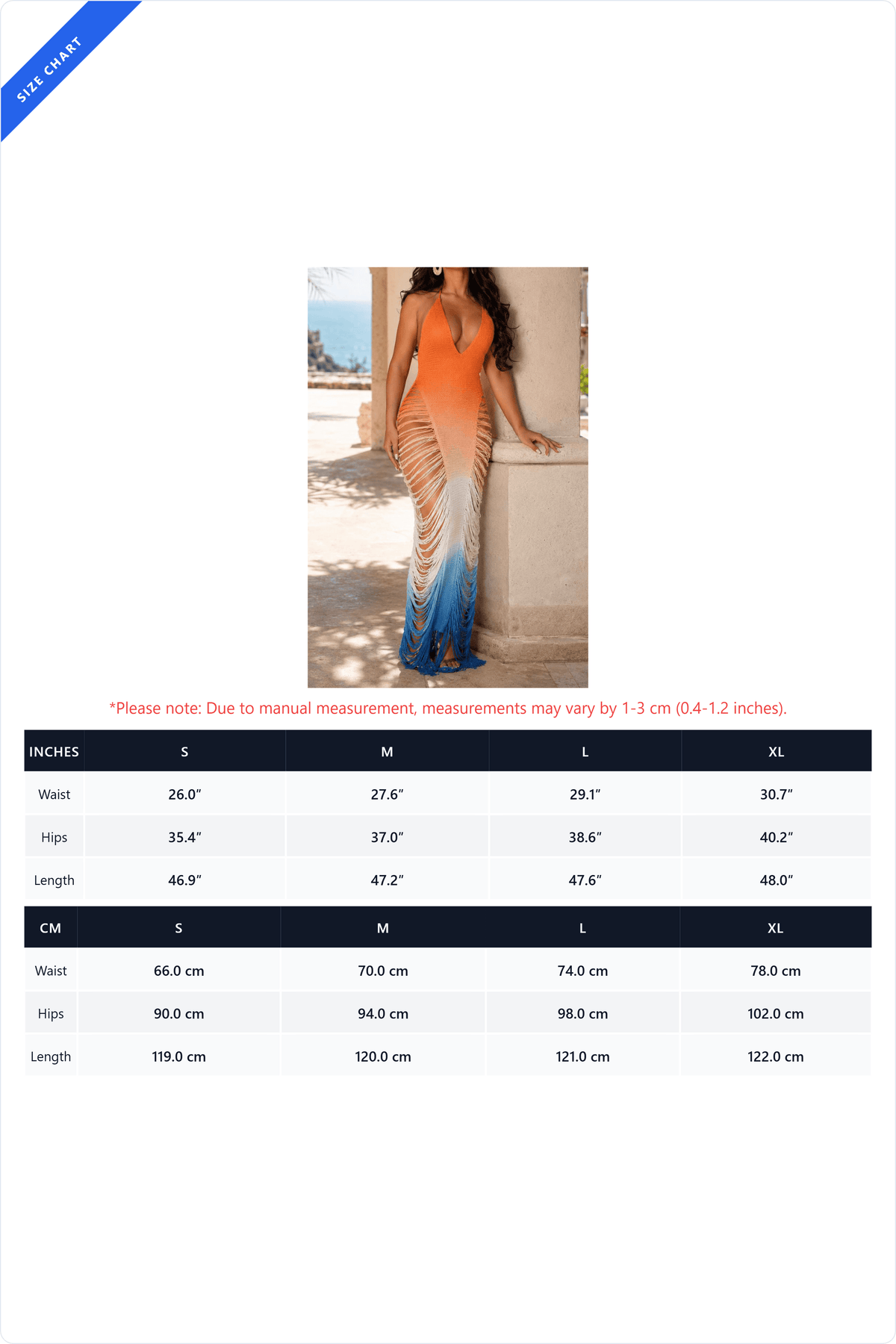 Crochet Halter Fringe Maxi Dress