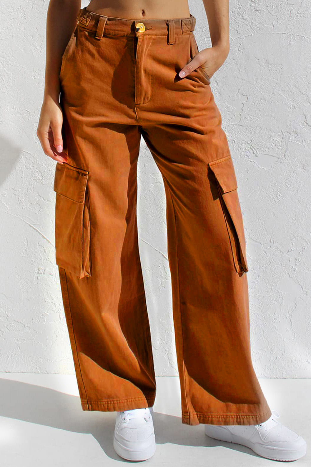 Multi Pocket Cargo Style Women’s Denim Pants
