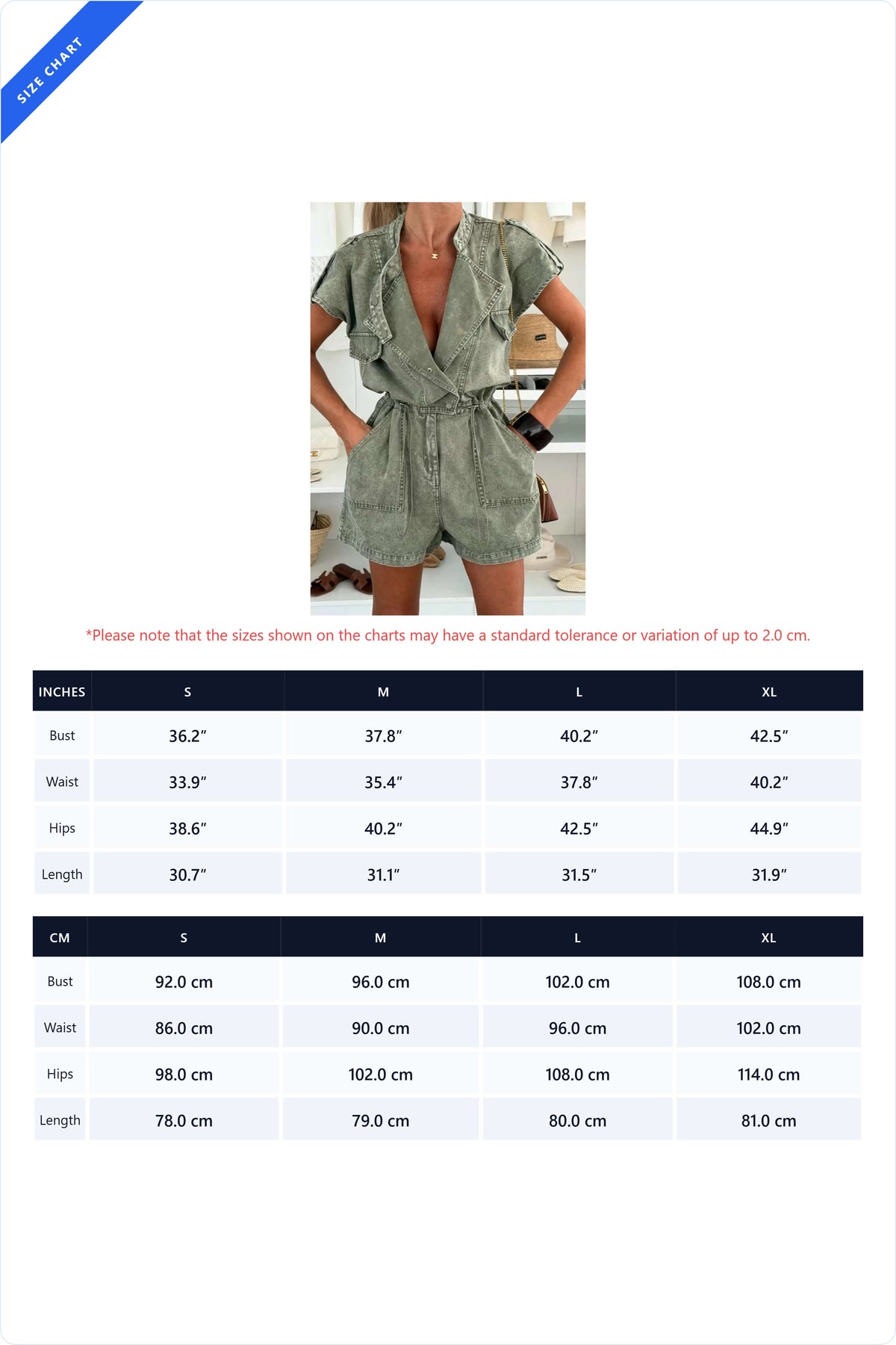 Cap Sleeve Drawstring Denim Utility Romper