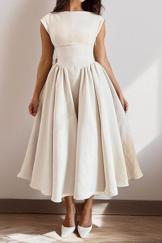Elegant Sleeveless Backless Slim Fit Dress