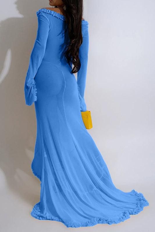 Maxi Ruffle Dress
