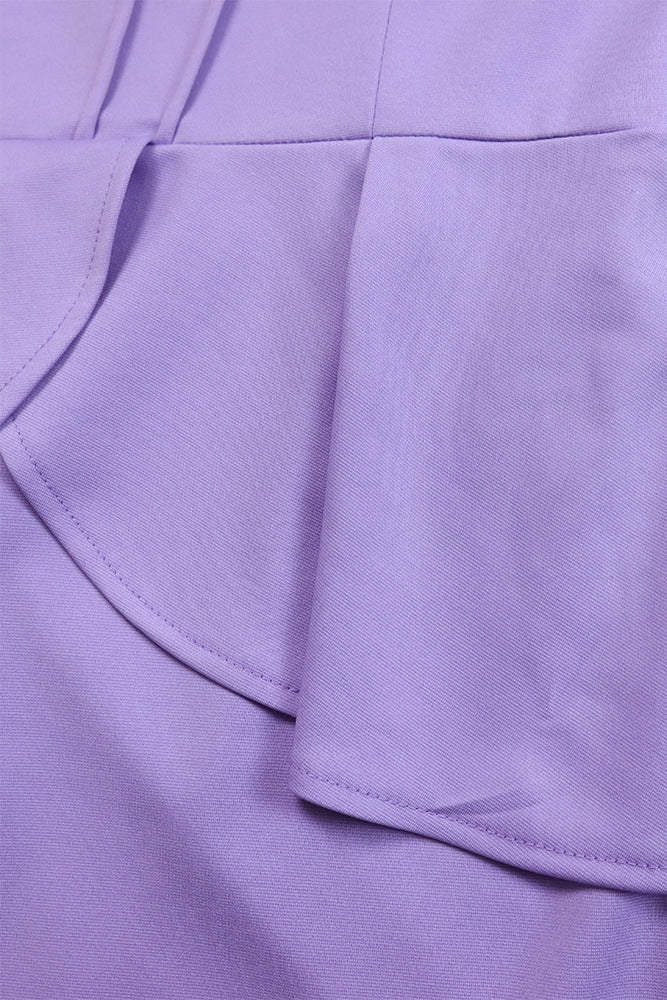 Structured Peplum Midi Dress