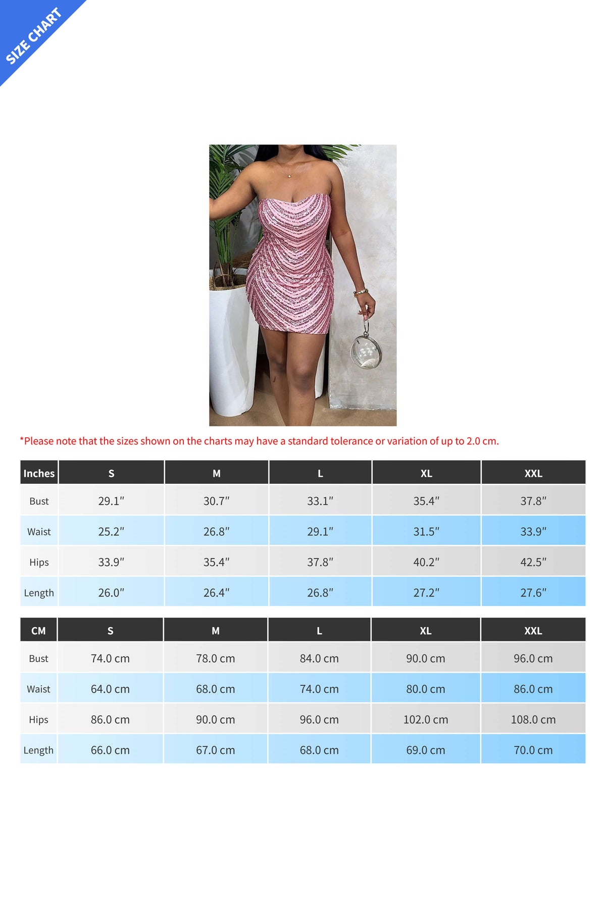 Sequin Strapless Bodycon Mini Dress