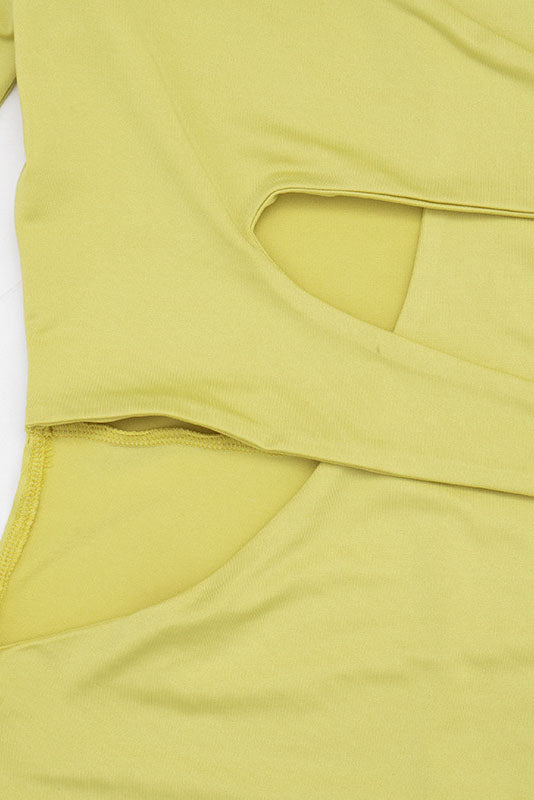 One-Shoulder Cutout Capri Jumpsuit