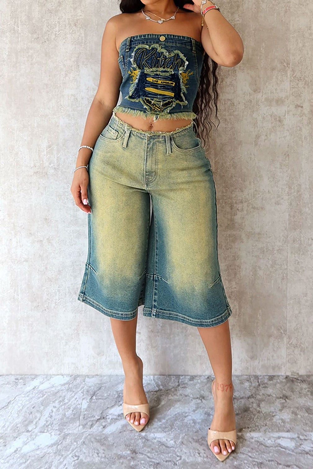 Vintage Washed Tube Top