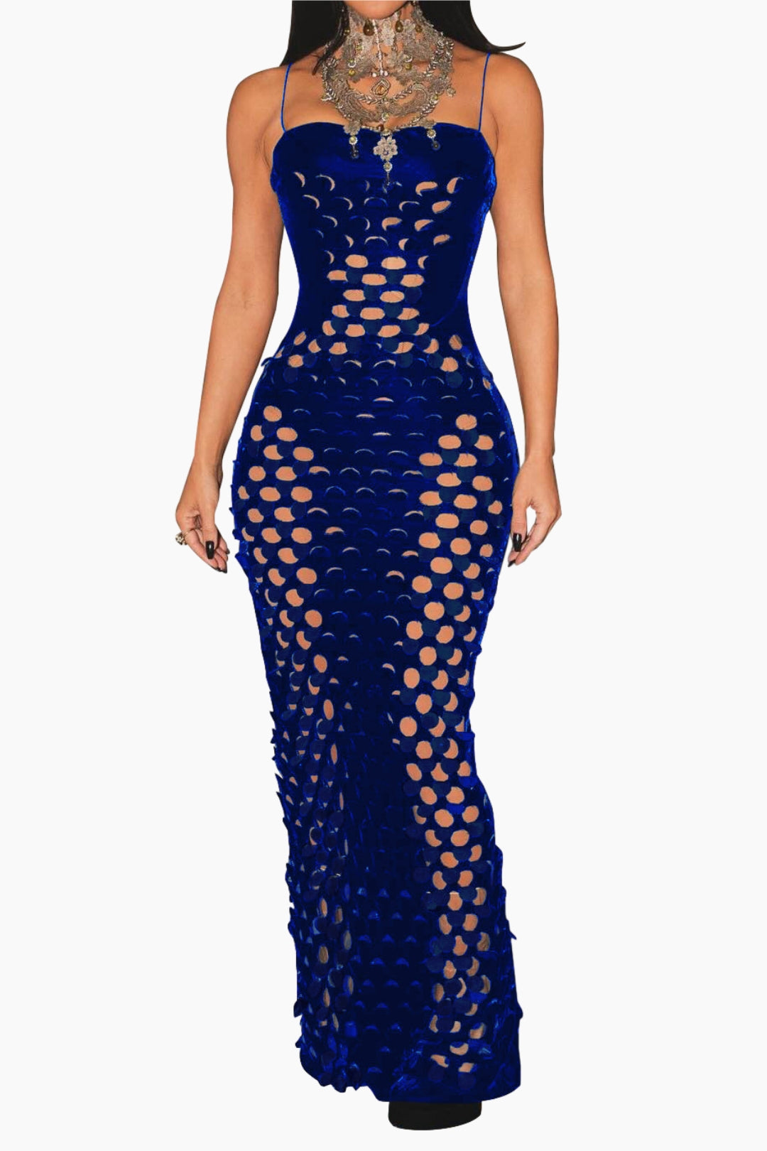 Circular Cutouts Bodycon Dresses