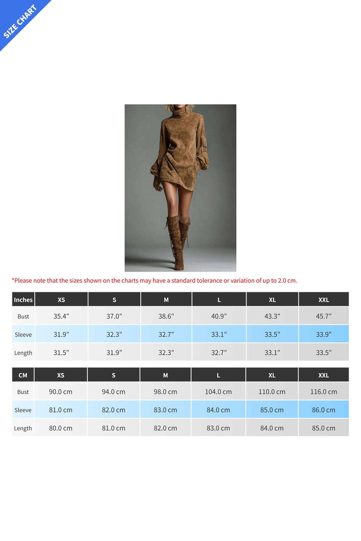 High Neck Long Sleeve Pocket Mini Dress