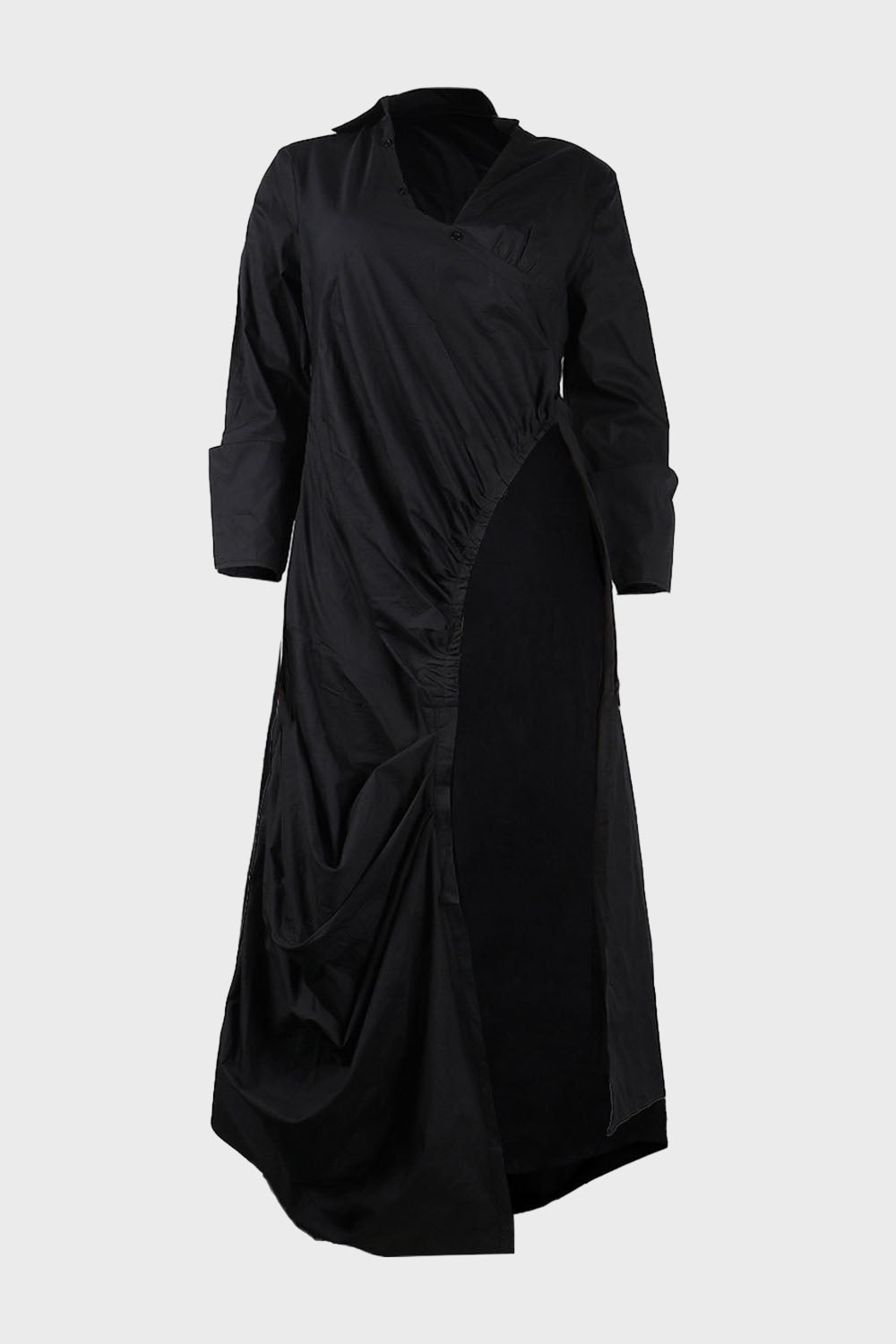 Deep V Side Slit Slim Nightclub Maxi Dress