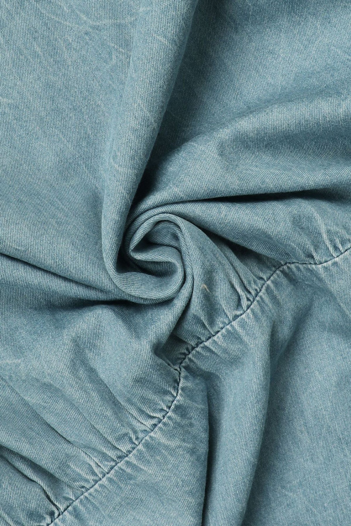 Denim Sleeveless Wide-Leg Jumpsuit